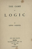 The Game of Logic (cover)